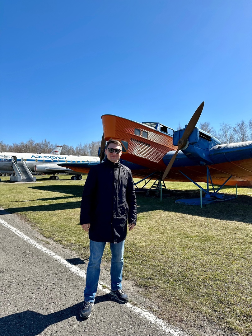 Перед отъездом из Ульяновска посетили музей истории гражданской авиации.